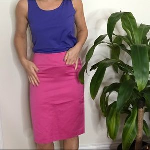 Hot pink Burberry pencil skirt 6